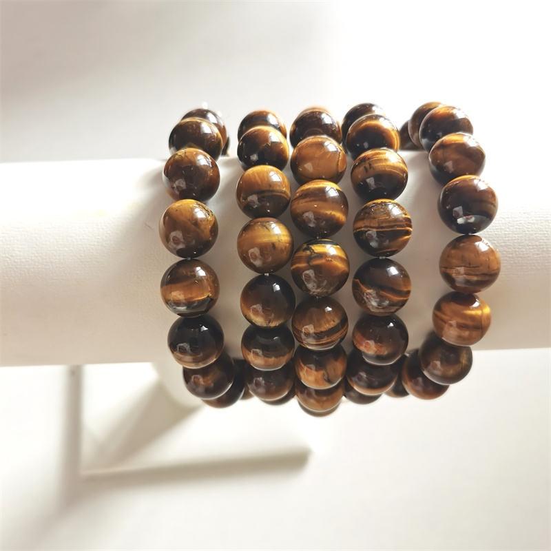 Natural Tiger Eye Stone Crystals Bracelet Necklace Beads Jewelry Bracelet  Bulk