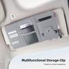 2026 New For VOLKSWAGEN VW PU Leather Car Sun Visor Ticket Card Storage Bag Accessories For Volkswagen GTI Scirocco Magotan Polo