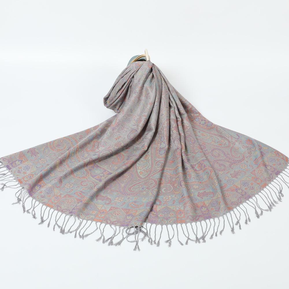 Shawl outside women's spring and autumn cape long scarf cheongsam outside air-conditioned room scarf cape
