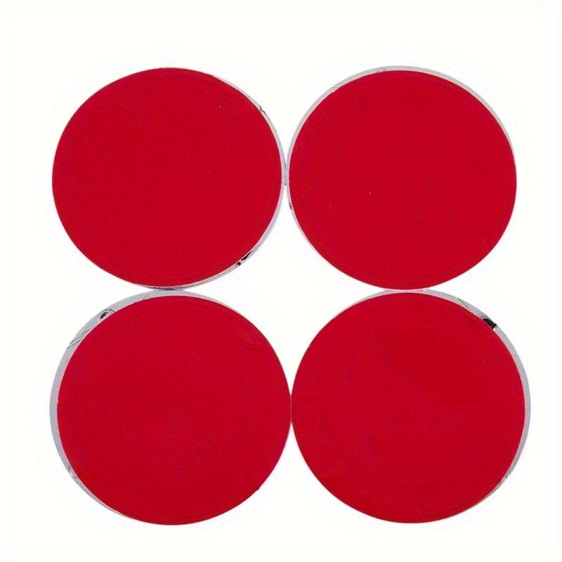 Auto Car Plastic Round Reflective Reflector Decal Red Car Decorative Decals, Car Rear End Decals