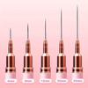 5 Pcs Nail Art Brush Pens for Gel Polish (4/8/12/20/25 Mm) Suitable for Long Nails, Precision Nail Art Brushes, Manicurists and Beginners