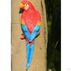 Feathered Birds, Resin Parrot Statues Landscape Animal Ornaments Crafts, Garden & Yard Decoration -