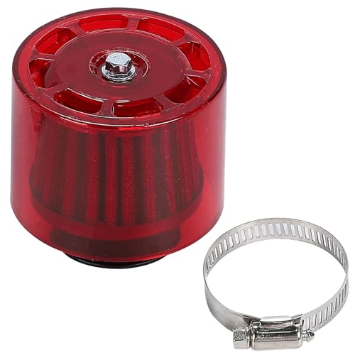 

Воздушный фильтр Calm Wish 35 мм Мотоцикл Cub Monkey с крышкой Дождливая погода Yamaha Kawasaki Honda Красный 1 шт. Универсальный