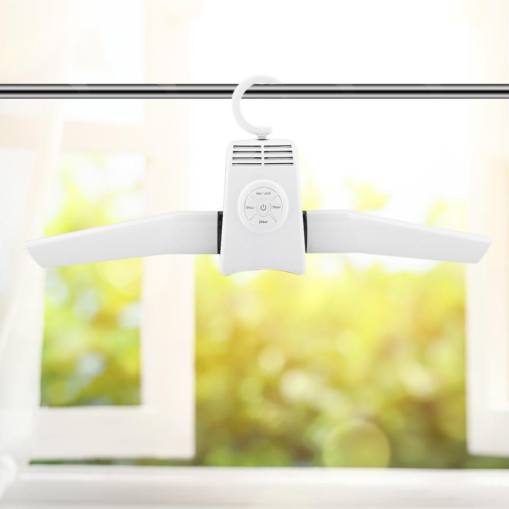Travel Portable Foldable Electric Clothes Drying Hanger Dryer Rack Machine