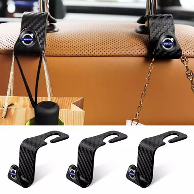 1/2/4PCs Car Seat Back Hook Interior Portable Hanger For Rdesign XC60 XC90 XC40 V50 V60 V40 EX30 S60 C30 V70 S90 AWD