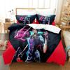 Nuovo Set Biancheria da Letto Gioco Jett Valorant Singolo Gemello Matrimoniale Queen King Size Set Letto Adulto Bambino Camera da Letto Copripiumino Set Anime Letti