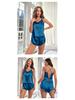 Ice Silk Women's Pajamas: Sexy Spring/Summer Camisole & Shorts Set
