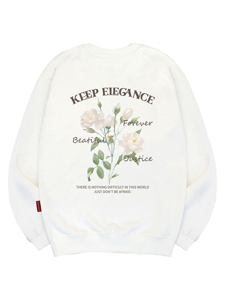 Ellamo Keep Elegance Sweatshirt Unisex Big Size S~4Xl (A Type)