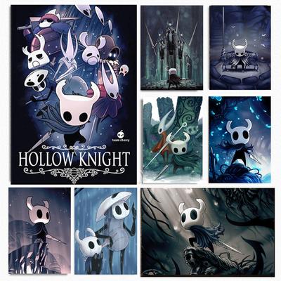Hollow Knight Elektroninio Žaidimo Plakatas Namų Dekoro Tapyba Vaikų Anime Žaidimo Spaudinys Ant Drobės Sienos Svetainė