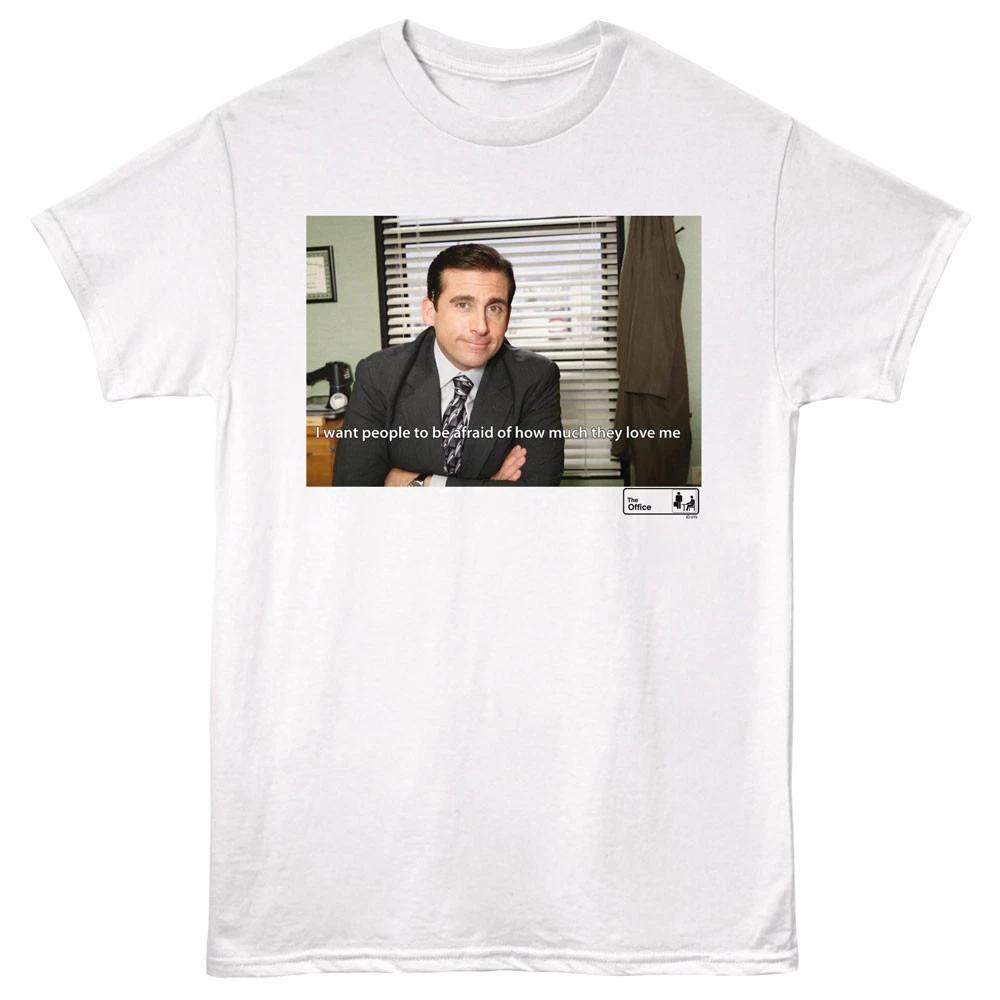 The Office TV Show Michael Scott Affraid Of How Much They Love Me Men's T Shirt