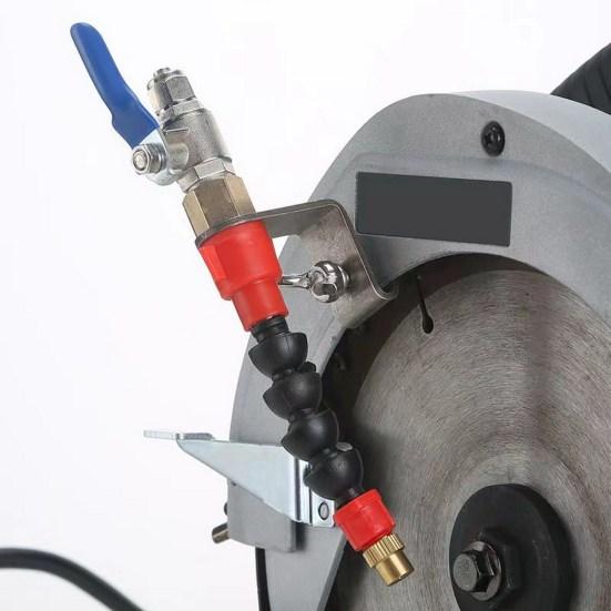 Buse de dépoussiérage, brouillard de liquide de refroidissement, améliore la coupe, prolonge la durée de vie de la section, résistant à la corrosion, large application, accessoire de machine de découpe par aspersion