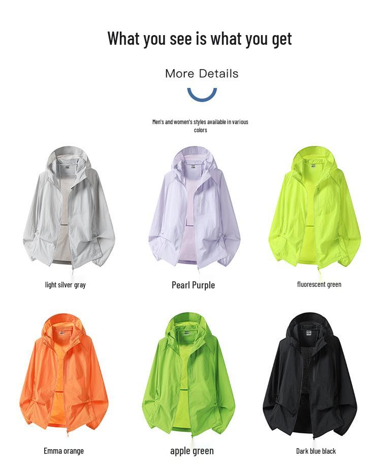 Neue UV-Schutzjacke im Bergsteigerstil: Leicht und atmungsaktiv für Damen/Herren im Freien