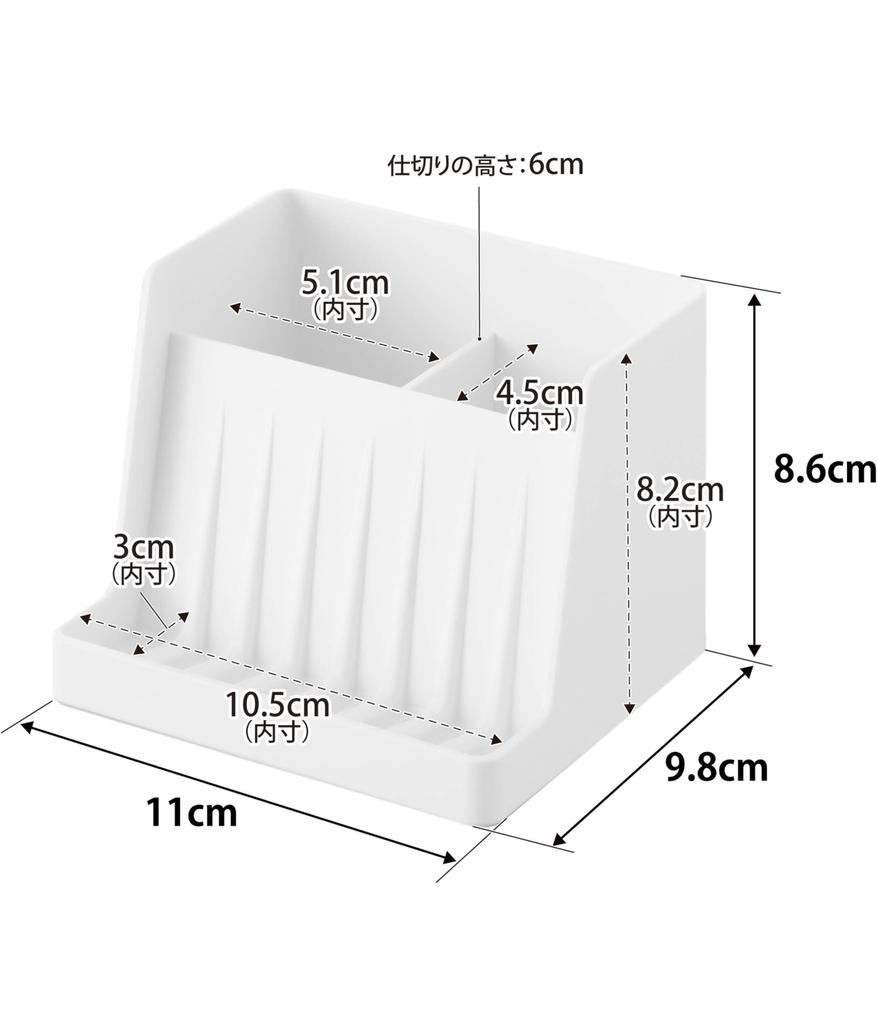 Yamazaki Turm Magnetische Seifenschale mit 11cm B x T x Schwebende Seife 10316 Aufbewahrung, Weiß, 9.8cm 8.6cm H, Aufbewahrung, Halter,