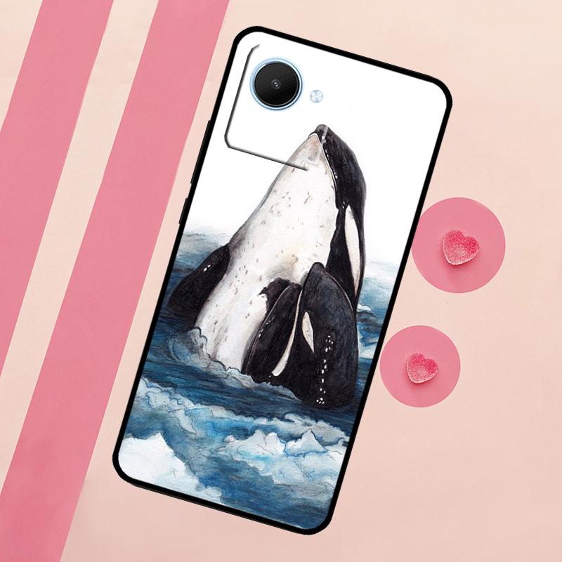 Killer Whale Orca For Realme 15 Pro 10 11 12 13 14 Pro Plus GT7 C67 C65 C63 C61 C55 C53 C51 C35 C71 C75 Case