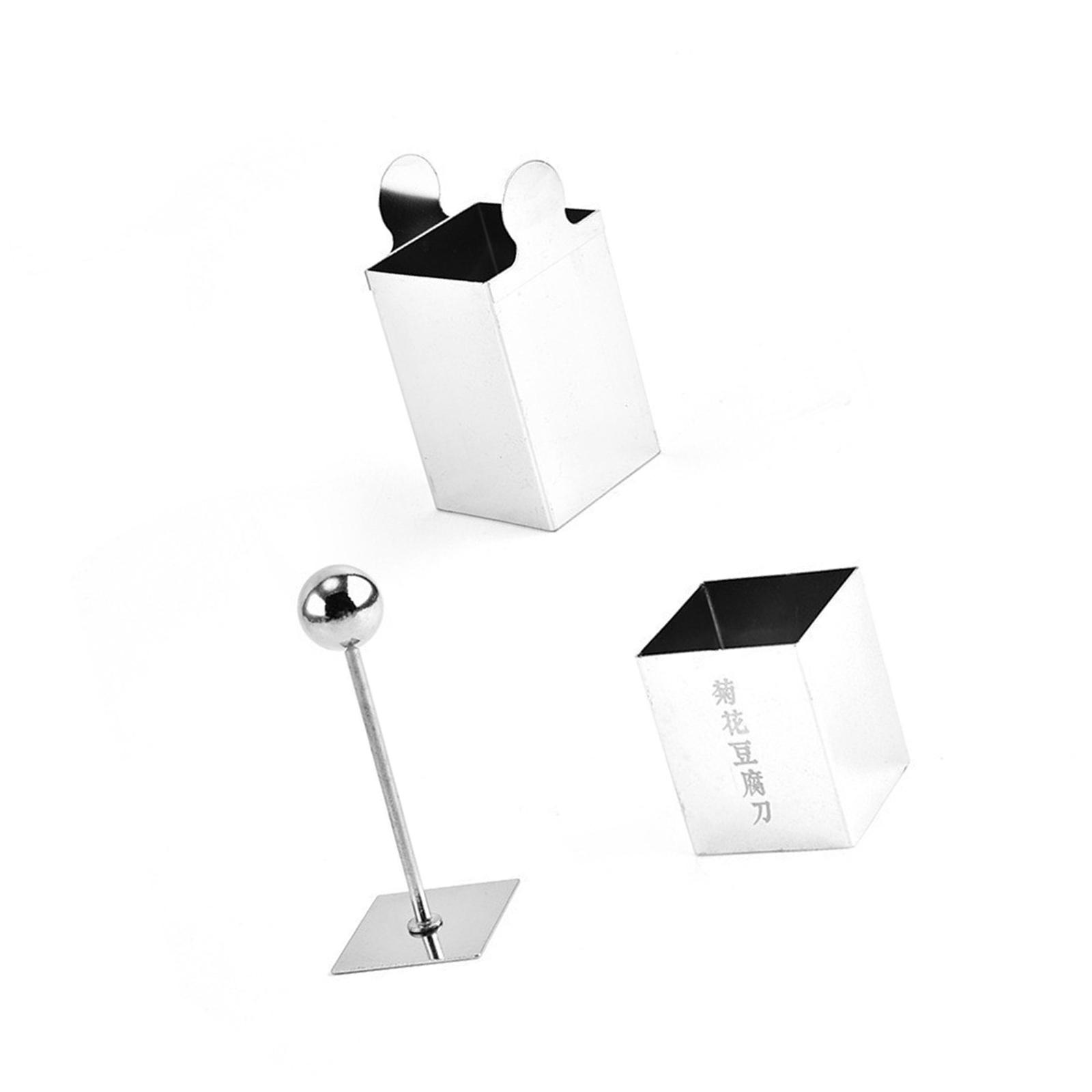 

Форма для прессования тофу из нержавеющей стали 304, дизайн Маргаритка , многофункциональный кухонный инструмент для мягких продуктов, сыра, фруктов