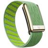 Suitable for Whoop 5.0 Mg Wristband Strap W  Leather Nylon Woven Elastic Whoop Sports Replacement Strap Gold Silver Metal