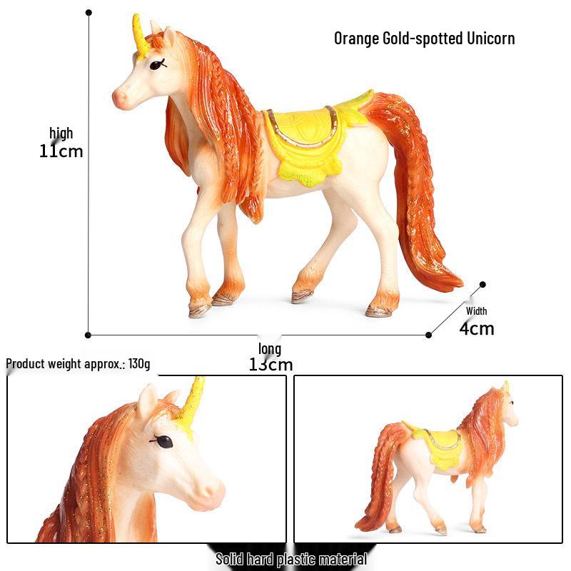 European Mythical Pegasus Unicorn Toy Model: Elf, Mythical Creature, Magic Beast 