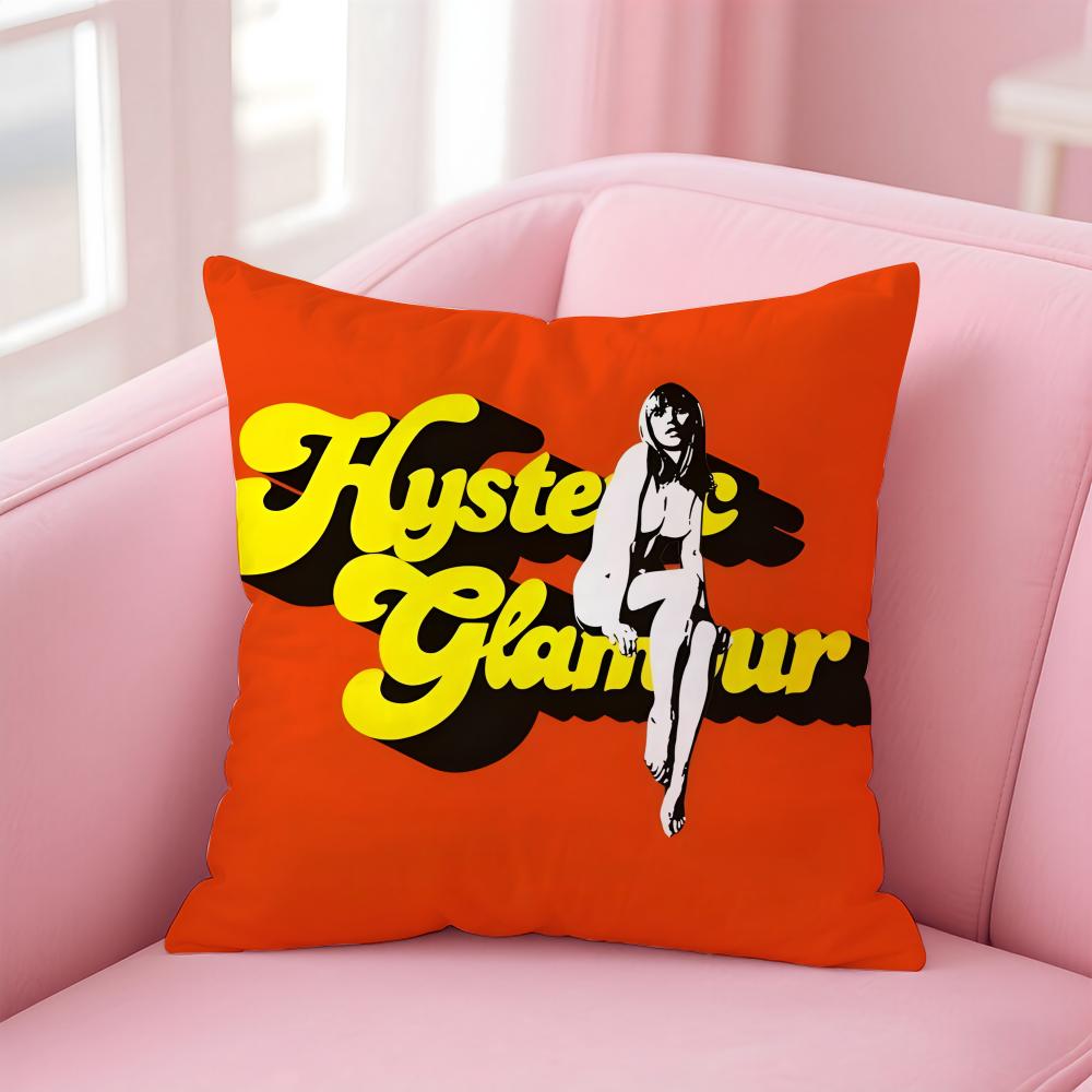 Brand H-Hysteric G-Glamour Cushion Cover Comfortable Reversible Pillow Cover Ideal for Car Sofa Bedroom & Beyond