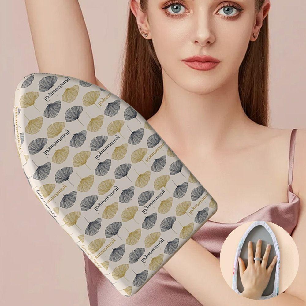 Mini Ironing Board Anti-scald Heat Resistant Ironing Gloves Handheld with Finger Loop Ironing Table Rack for Home&Travel