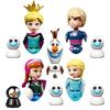 Non-Toxic Fairy Tale Princess Children Belle Beast Cinderalla Anna Olivia Model Figure Blocks Construction Building Bricks Toys For Children