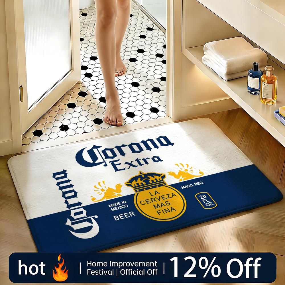 Soft Absorbent Non-Slip Rug Brand Corona Extra Floor Mat Home Decor Doormat Bedroom Floor Mat Shower Carpet