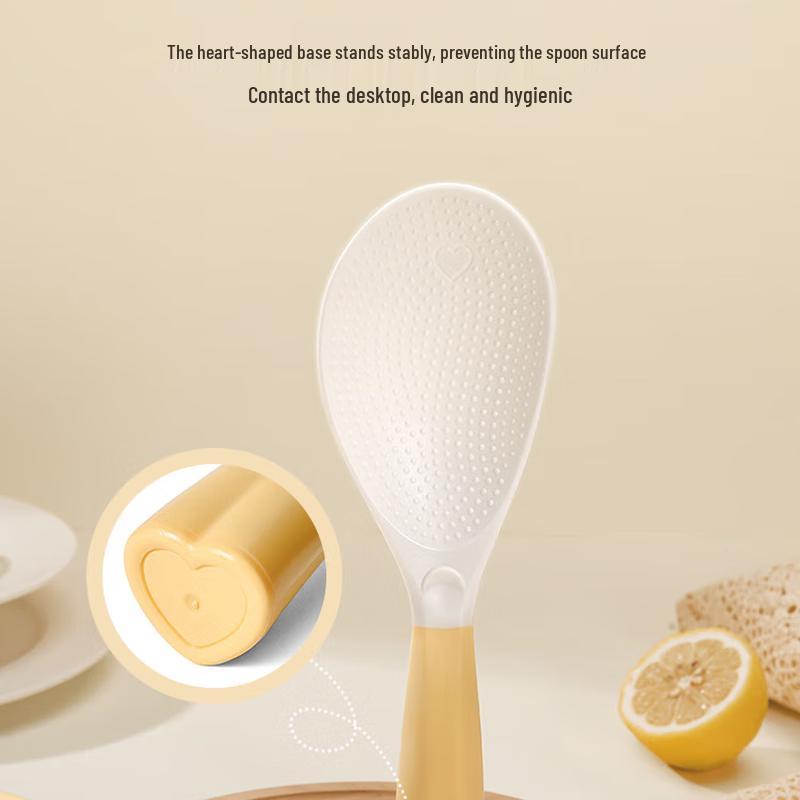 Lechu Heli Stand-Up Non-Stick Rice Spoons - 2 Pack
