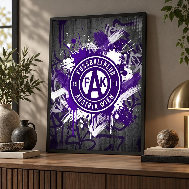 Austria Wien FC Diamond Painting Kit 5D Full Drill DIY Diamond Mosaic Wall Art Home Decor