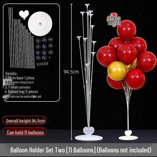 Transparent Balloon Stand for Birthday Party Decorations