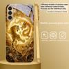 Goldener Adlerkopf Für Samsung A 31 32 A33 A34 35 14 A15 13 A16 25 A26 50 52 53 54 55 56 70 71 72 73 Goldene Glas-Handyhülle