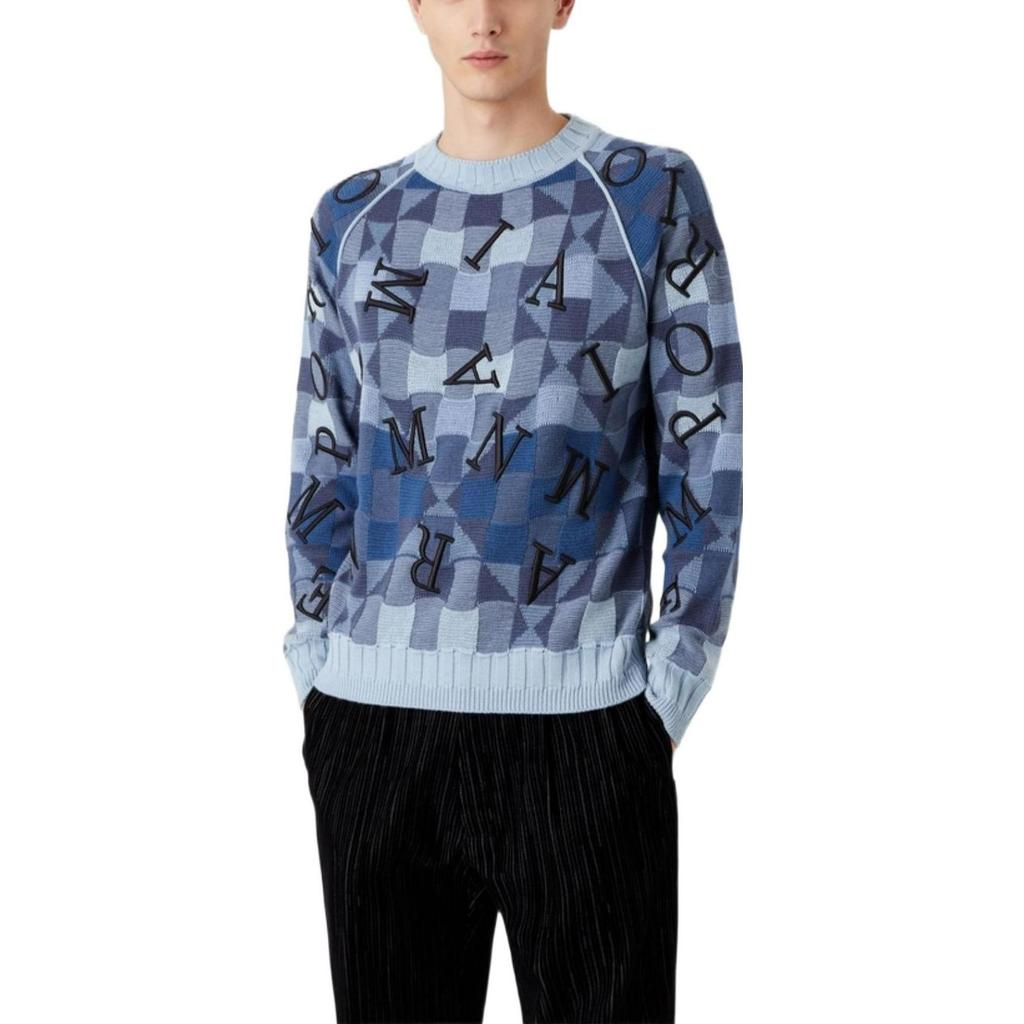 Emporio Armani Tricotaje Toamnă-Iarnă 2022 Bărbați Albastru 6L1MV91M08Z-F707