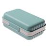 1PC Plastic Soap Dish with Lid Travel Bathroom Soap Holder Compact Soap Box Keeps Dry Hygienic Storage for Bathroom Accessories