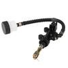  Motorcycle Rear Foot Brake Pump, Motorcycle Brake Master Cylinder, Aluminum Alloy Rear Brake Master Cylinder Pump, Compatible with GSXR 600 750 1000 