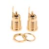 Gold-Plated 30V 10A High Current Dc Connectors 5.5X2.1Mm 5.5X2.5Mm Power Female Jack Socket Nut Panel Mount Dc Adapter Connector