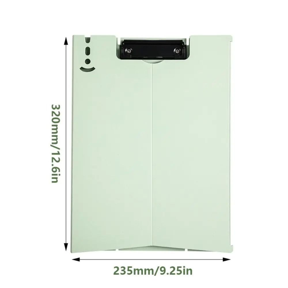 Foldable A4 Vertical Clip Board Dual Purpose Document Pad Acrylic Writing Pad  Office Supplies