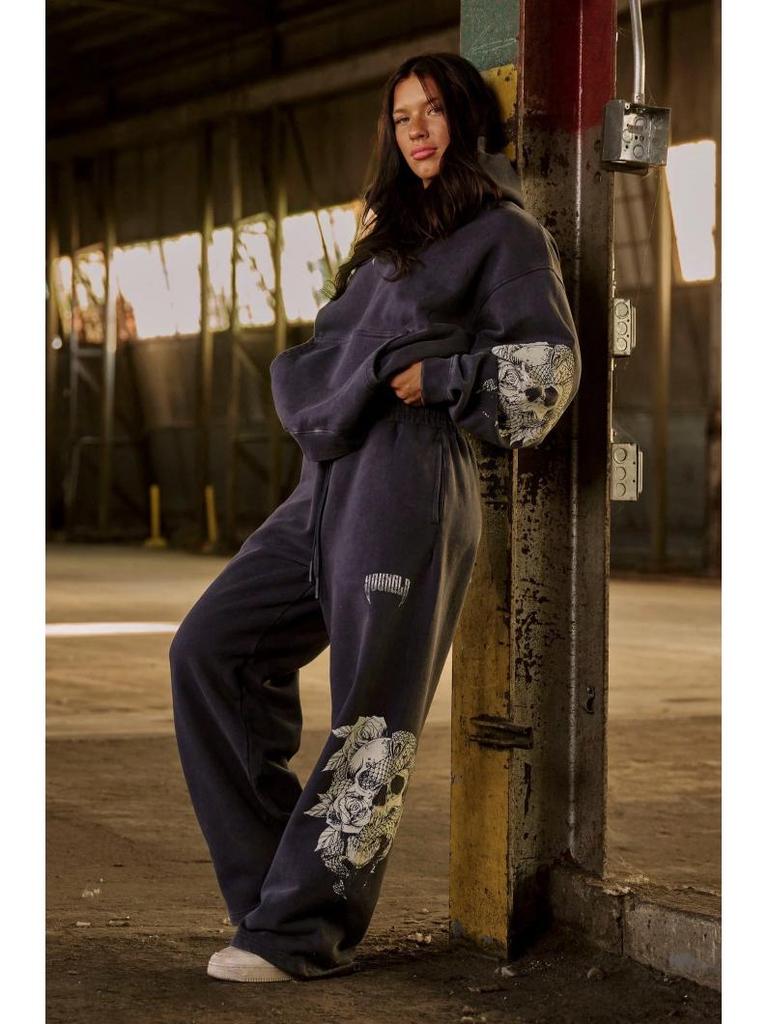 YOUNGLA American Streetwear Straight-Leg Joggers: High Street Casual Gym Sweatpants