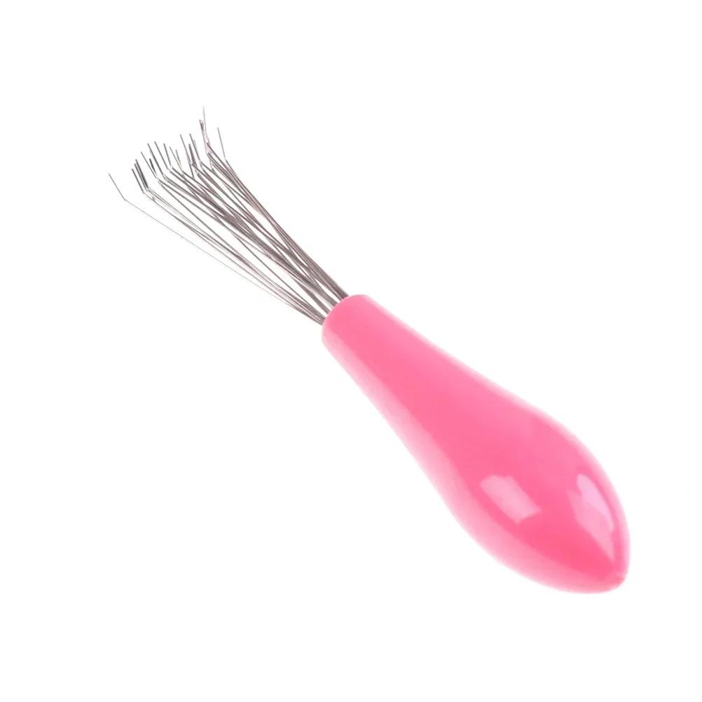 

Расческа для волос Очиститель Пластик Металл Чистящее средство Удалитель Встроенный Инструмент для удаления Ручка Распутывающая расческа для волос Аксессуары Чистящие принадлежности красный