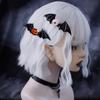 Halloween Hairpin Dark Style Bat Wings Pumpkin Eyeball Design Spoof Hair Clip Versatile Gothic Street Party Hair Accessory