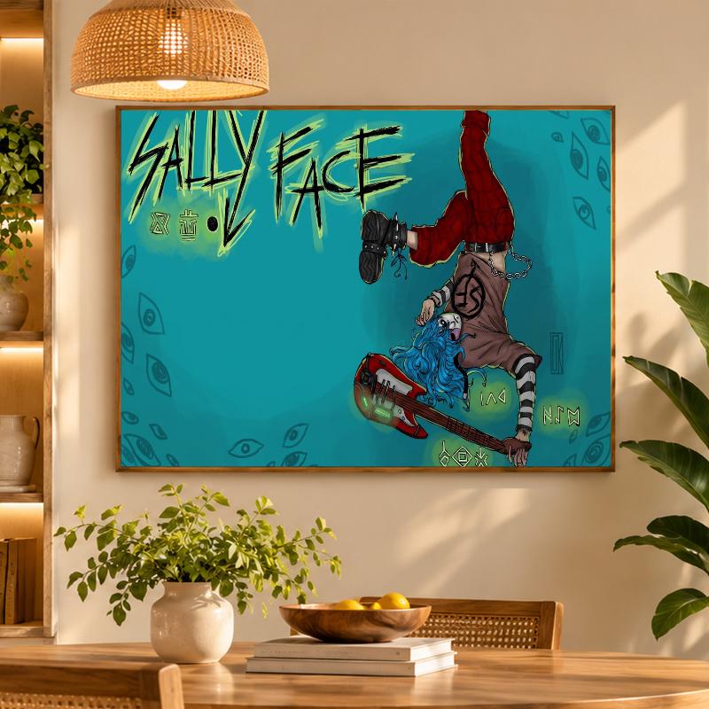 5D Diamond Painting Sally Face DIY Full Drill Diamond Art Kit Home Decoration