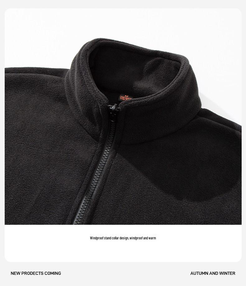 Fleece-Lined Waterproof Outdoor Shell Jacket with Logo: Autumn/Winter Work Uniform, 3-in-1 Design