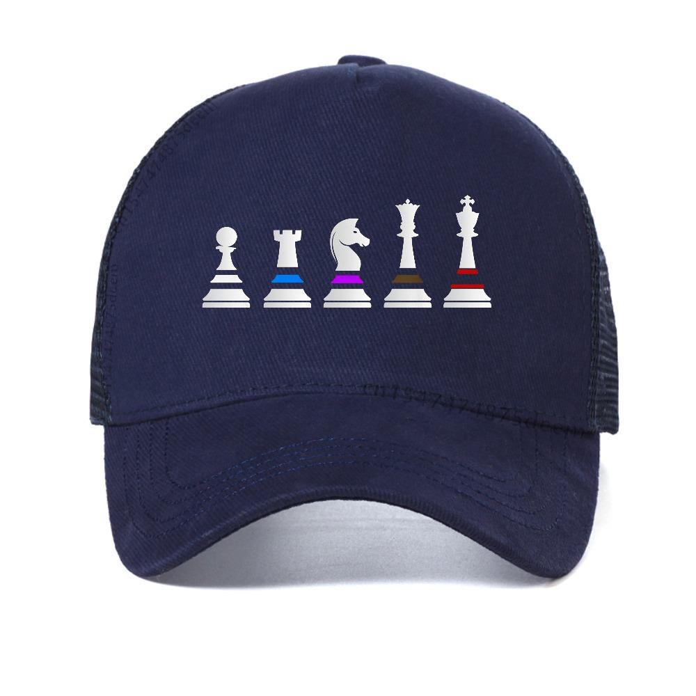 Chess Jiu Jitsu Cap Fashion Vintage Mesh Baseball Caps Outdoor Casual Adjustable Breathable Trucker Hats Fashion Sun Hat
