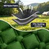 Foot Press Self Inflatable Camping Sleeping Pad with Built-in Pillow, Portable Outdoor Tent Air Mattress for Camping Hiking