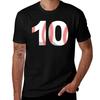 Number 10 Baseball 10 TShirt Moisture Control Sports Tee