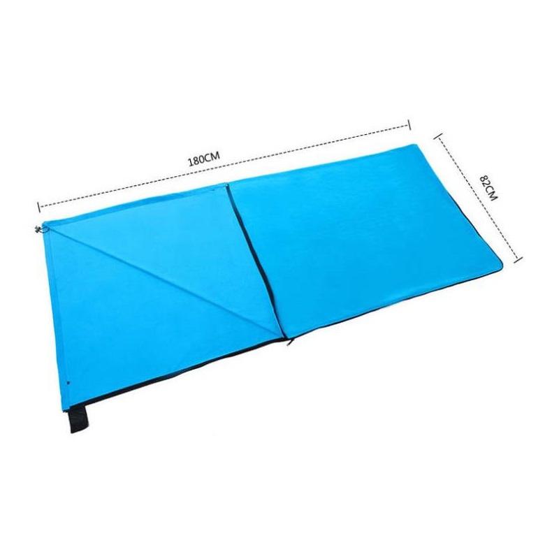 Fleece Sleeping Bag Suitable For All Seasons Envelope-Type Portable Travel Camping And Nap Sleeping Bag For Adults