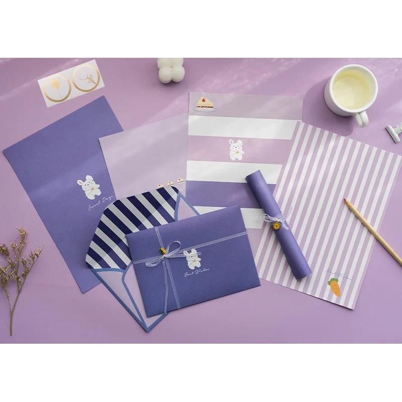 

INS Простота Конверт Блокнот Набор Эстетичный Цветочный Милый Мультяшный Животный Скрапбук Набор Конвертов Милые Студенческие Принадлежности