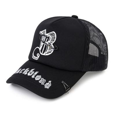 BLACKBLOND BBD Sketch Logo Trucker Mesh Cap (Schwarz)