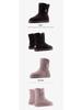 Korean Style Mid-Calf Snow Boots for Women - Warm, Non-Slip, Cowhide, Velvet Lined, Fashionable & Versatile for Winter 2025