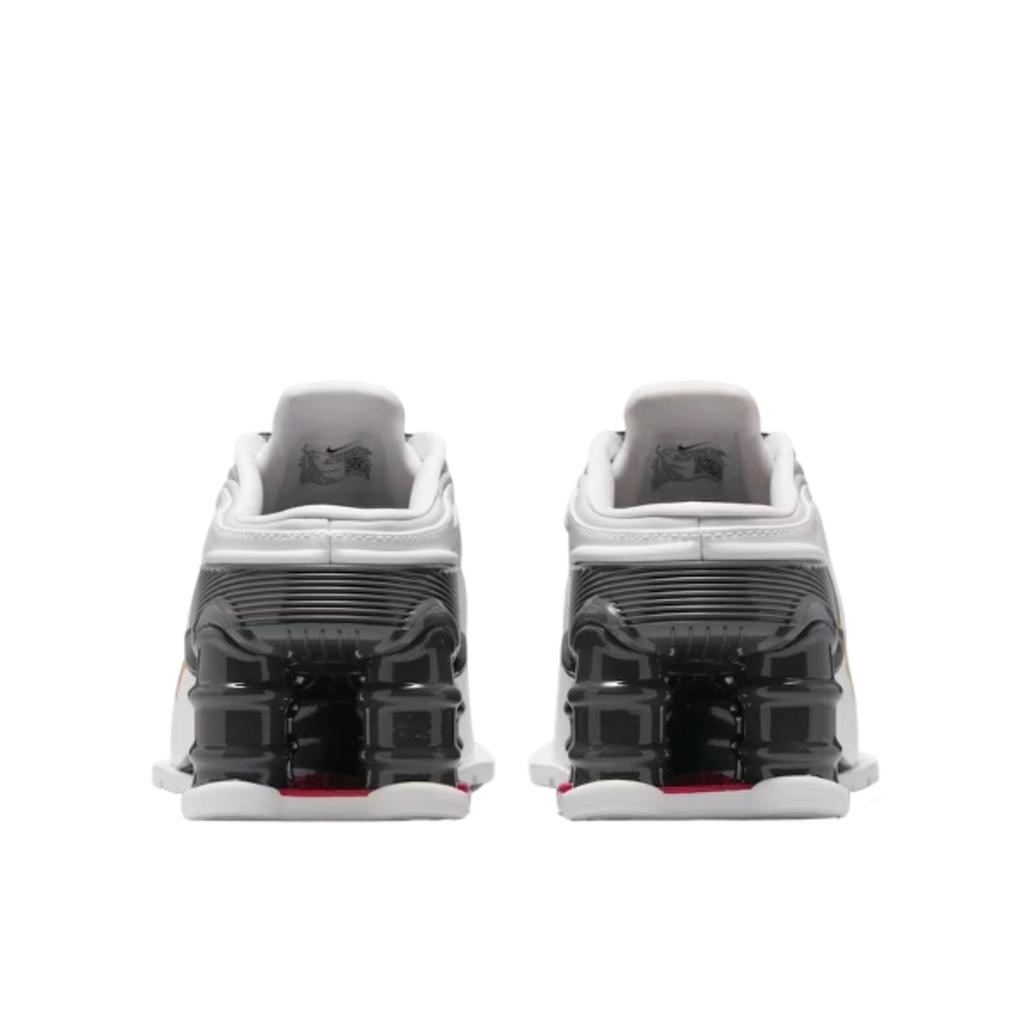 Nike Shox MR4 Mule Martine Rose Metallic Platinum Varsity Red