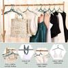 8Pcs/set Foldable Hangers Universal Compact Clothes Drying Racks with Storage Pouch Travel Cruise Ship Essentials Accessories