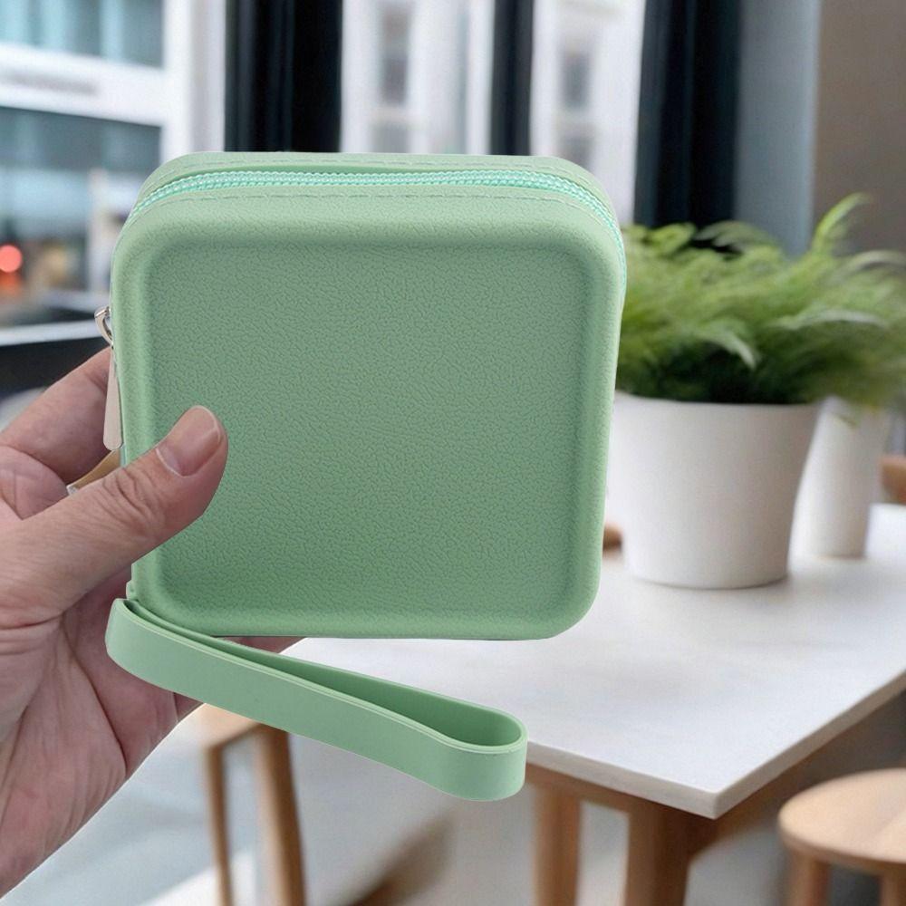 Portable Silicone Makeup Organizer Bag Zipper Waterproof Earphone Pouch Multi-Function Lipstick Pouch Women Girls