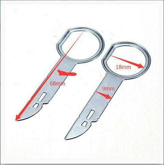 Ford AUX Audio Cable + CD Removal Keys for Fiesta/Focus/Mondeo